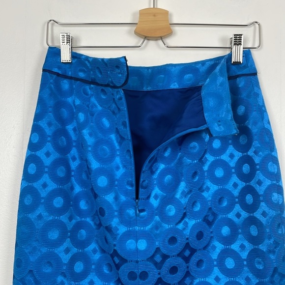 Maeve Womens 2 Pencil Skirt Zip Button Back Closure Circle Design Lined Skirt - Picture 8 of 10